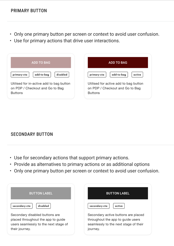 Screenshot of Button Components